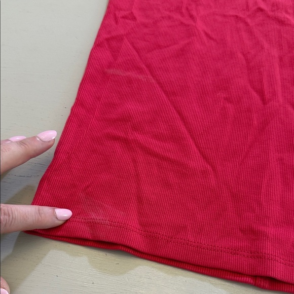 Madewell (Re)generative Cotton Ribbed Scoopneck Tee Size XS - Picture 11 of 13